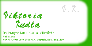 viktoria kudla business card